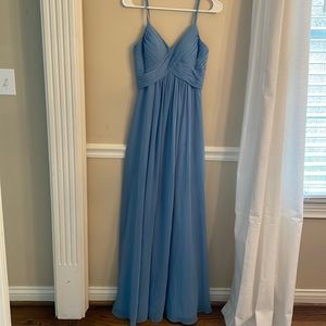 Azazie bridesmaid dress. Color - steel blue